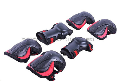 Щитки   (наколенники + налокотники + защита ладони) 6 шт size M L55 AMG