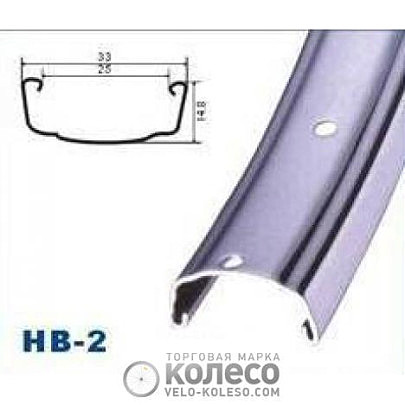 Обод велосипедный 24 (36 спиц, алюминий) FM-2