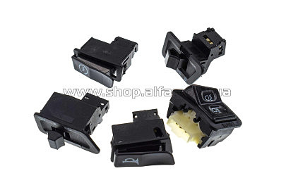 Кнопки руля (набор) 4T GY6 50/150 (5шт) KOMATCU (mod.A)