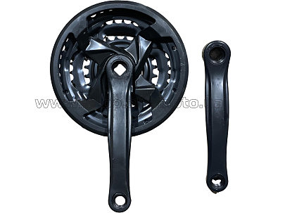 Звезды велосипедные (передние) 24/34/42T (T3010) (SHMN) DS