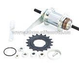 Втулка заднего колеса велосипеда (36 спиц, ножной тормоз, червячная, + звезда)