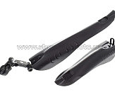 Крылья велосипедные (MTB) (тюнинг) (черные, пластик, RXL) DS