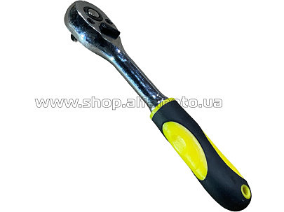 Ключ-трещотка с реверсом 1/4 (L-150mm, 72 зуба, CRV) XJ