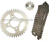 Звезды трансмиссии (пара) Delta 420-14T + 420-41T (+цепь 98L) KOMATCU