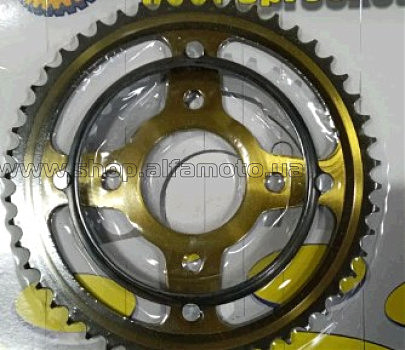 Звезда трансмиссии (задняя) VIPER V200R 428x52T (PCD=4*90mm, HUB=58mm) (ОБОДОК) KOMATCU