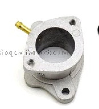 Патрубок карбюратора (коллектор) 4T CG200, ZUBR (30мм с отводом) KOMATCU