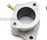 Патрубок карбюратора (коллектор) 4T CG200, ZUBR (30мм с отводом) KOMATCU