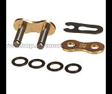 Замок цепи 520H O-Ring (сальниковый, желтый) RES