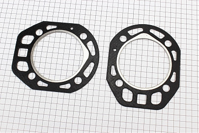 Прокладка головки цилиндра R180NM-80mm, к-кт 2шт (вн. кольцо с выступом)