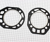 Прокладка головки цилиндра R180NM-80mm, к-кт 2шт (вн. кольцо с выступом)