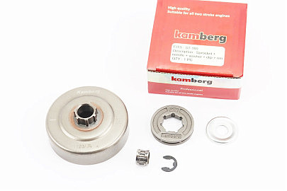 Тарелка сцепления + звезда 3/8-7 MS-170/171/180/181/190T/191T/210/211/230/250 + подшипник+стопор+шайба