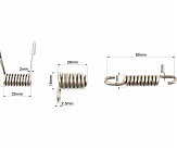 Пружина амортизатора к-кт 3шт 3800