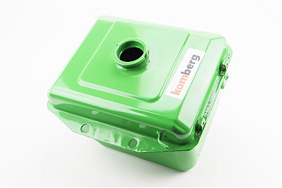 Бак топливный R175A/R180NM, 260x190x165mm, выступ. горловина, отверстие под шланг топливный