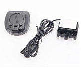 Велокомпьютер 15-функций, проводной, чёрный (без батареек) CBC-268А