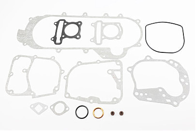 Прокладки двигателя 80cc-47мм, к-кт 13 деталей, длинный вариатор (металл)