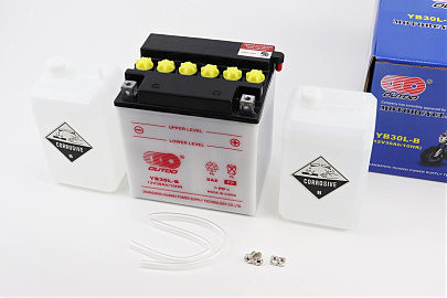 Аккумулятор 12V30Аh YB30L-B кислотный (L168*W132*H176mm)