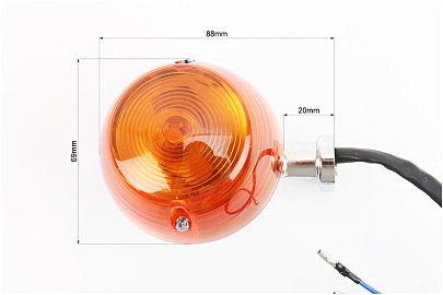 Поворотник лев., прав. "хром круглые" к-кт 4 шт ПРОЧНЫЕ
