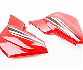 пластик - боковой средний лев, прав к-кт 2шт, КРАСНЫЙ