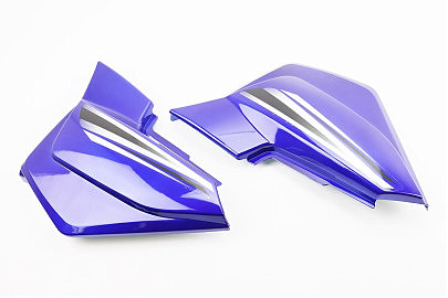 пластик — боковой средний лев, прав к-кт 2шт, СИНИЙ