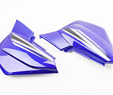 пластик - боковой средний лев, прав к-кт 2шт, СИНИЙ