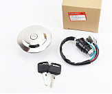 Замки к-кт (зажигания + крышка бака круглая) ALPHA RX