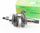 Коленвал 178F (Dшейки-36mm, H-102,4mm) под шлиц +шестерни+подшипник, запрессованный