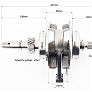 Коленвал в сборе CGB-200cc