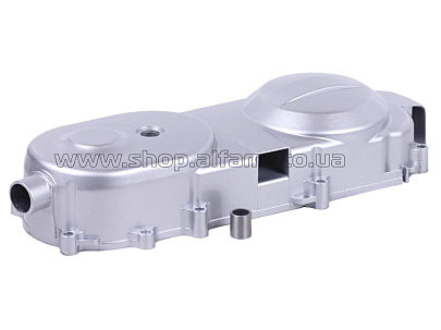 Крышка вариатора 4T GY6 50 (10 колесо, 139QMB, серебристая) TTG AMG-2