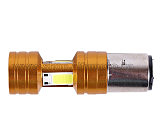 Лампа (фара) 12V35W35W диодная 2 кристалла линза Н6 BA20D (LED) AMG