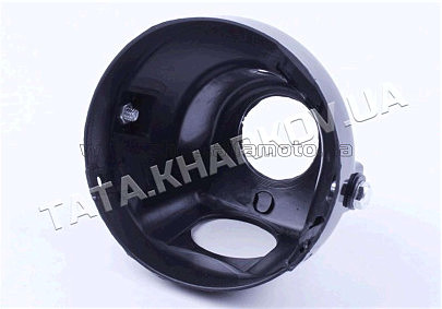 Корпус фары Delta (круглая, пластик) AMG