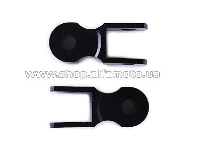 Удлинители амортизатора (пара) 5см, ?10мм (черные) AMG