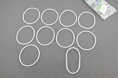 Кільце (манжет) ущільнювальне гільзи 80mm, біле R180NM, к-кт 10шт