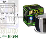 Фильтр масляный   для Honda, Kawasaki, Triumph, Yamaha   (?65, h-64) (HF 204, KY-F-010) VV