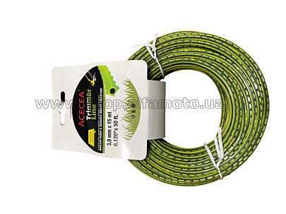 Леска мотокосы   ?3,0mm, 15 метров   (крокодил) KOSA