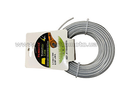Леска мотокосы   ?2,7mm, 15 метров   (круглая с тросом) KOSA