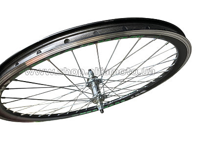 Обод велосипедный (в сборе) 24 (перед, 36 спиц, алюминий, дисковый тормоз) (двойной) VERE