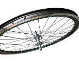 Обод велосипедный (в сборе) 24 (перед, 36 спиц, алюминий, дисковый тормоз) (двойной) VERE