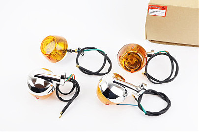 Поворотник лев., прав. "хром круглые" к-кт 4 шт ПРОЧНЫЕ