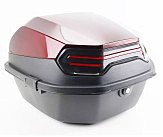 Кофр середній (пластмасовий) 410*410*290мм, бордовий