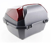 Кофр средний (пластмассовый) 410*410*290мм, бордовый