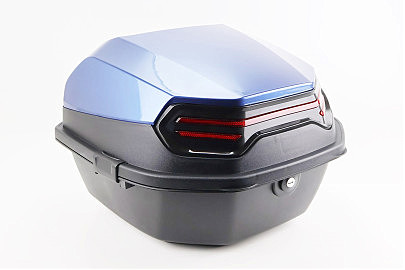 Кофр средний (пластмассовый) 410*410*290мм, синий