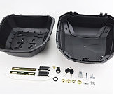 Кофр средний (пластмассовый) 410*410*290мм, чёрный матовый