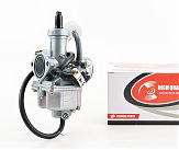 Карбюратор PZ27 СВ/CG-150 (d=27), дроссель ручной, с ускорительным насосом (качественная копия)