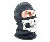 Подшлемник летний (балаклава) Чёрный с рисунком