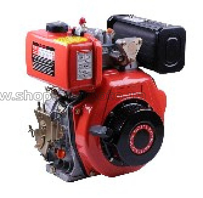 Двигатель м/б 178F (6Hp) (дизель, шлицы 25мм) AMG
