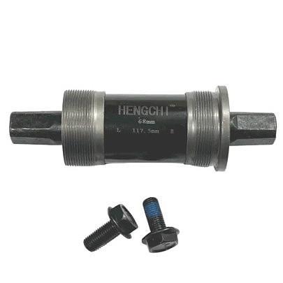 Каретка велосипедная   неразборная   (квадрат)   (L-117.5mm) BBC