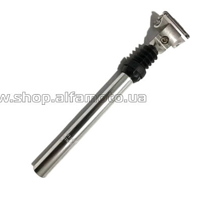 Подседельный штырь велосипеда (глагол, амортизаторный)   (D-27.2mm, L-300mm) (сталь, хром, с креплением) BBC-2