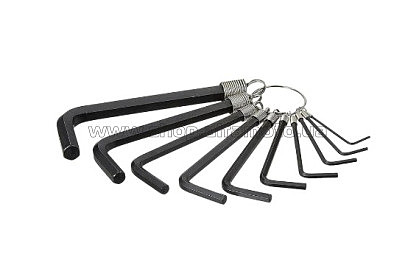 Набор Г-образных шестигранных ключей 10шт., (1,5/2/2,5/3/3,5/4/5/6/8/10) Shunfeng BBC-2