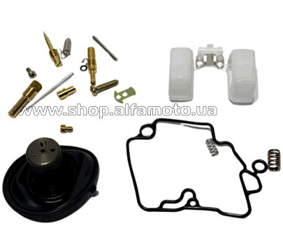 Ремкомплект карбюратора   4T GY6 80   (+основная мембрана) BBC