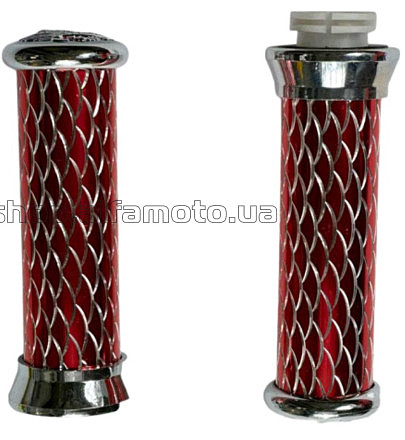 Ручки руля   чешуя красные BBC